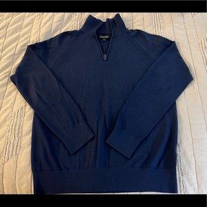 Banana Republic - Mens Zip Mock-Neck Sweater - size Large